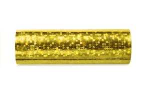 Serpentyny holograficzne złote, 3,8m złoto