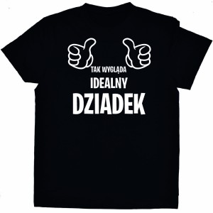 Koszulka Tak wygląda idealny dziadek
