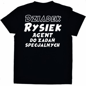 Koszulka DZIADEK - AGENT DO ZADAŃ SPECJALNYCH