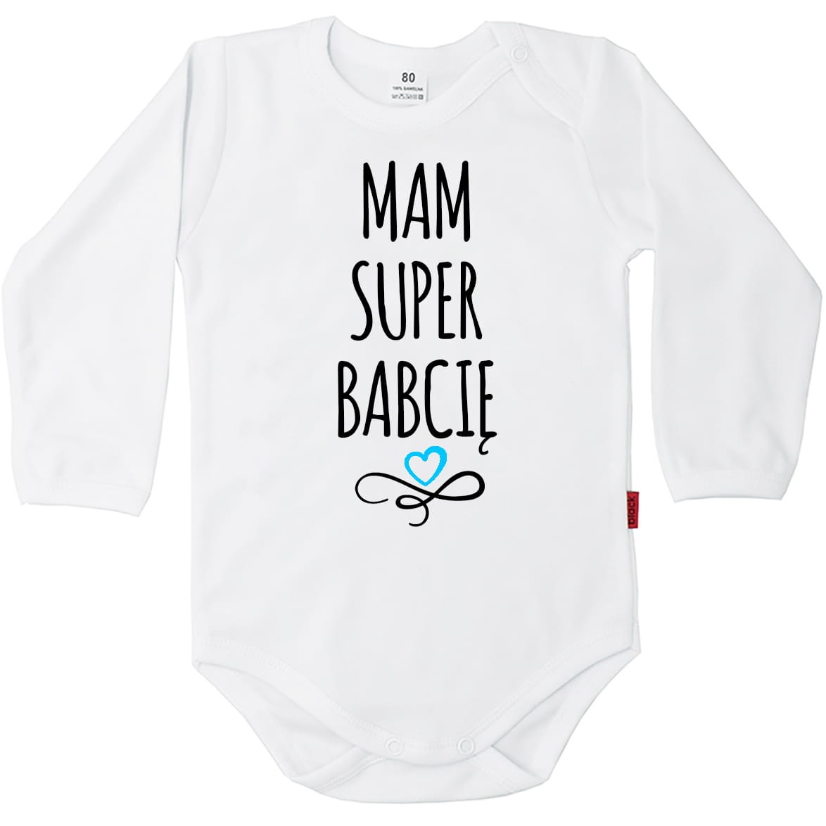 Mam super babcię z niebieskim serduszkiem