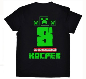 Koszulka Creeper 8 + imię piksele