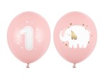 Balony 30 cm, Roczek, Pastel Pale Pink