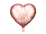 Balon foliowy Mom to Be, 35cm, różowy