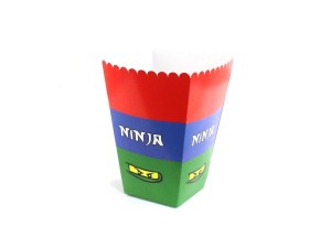 Pudełka na popcorn Ninja - 6 szt.
