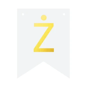 Baner DIY 16 cm - literka Ż