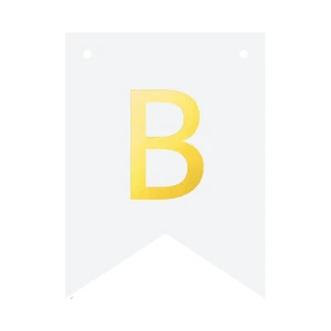 Baner DIY 16 cm - literka B