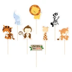 Toppery zwierzątka zoo 8szt
