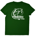 koszulka wędkarska Fishing zielona