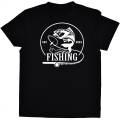 koszulka wędkarska Fishing ad 2022 czarna