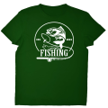 koszulka wędkarska Fishing ad 2022 zielona