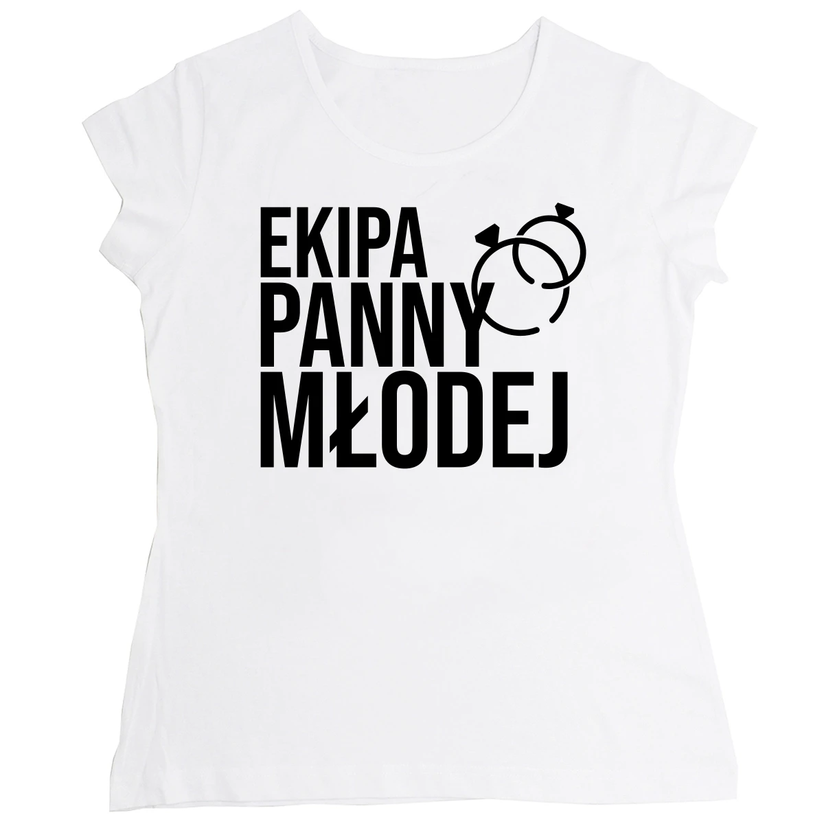 koszulka ekipa panny młodej biała