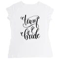 koszulka team bride biała