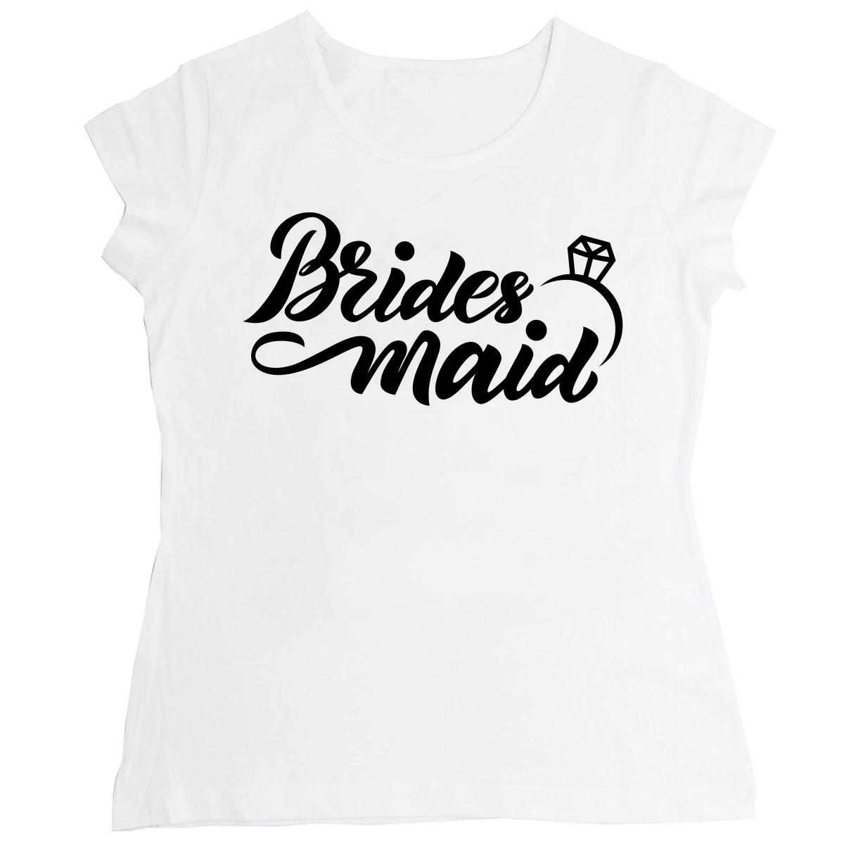 koszulka BRIDES MAID biała