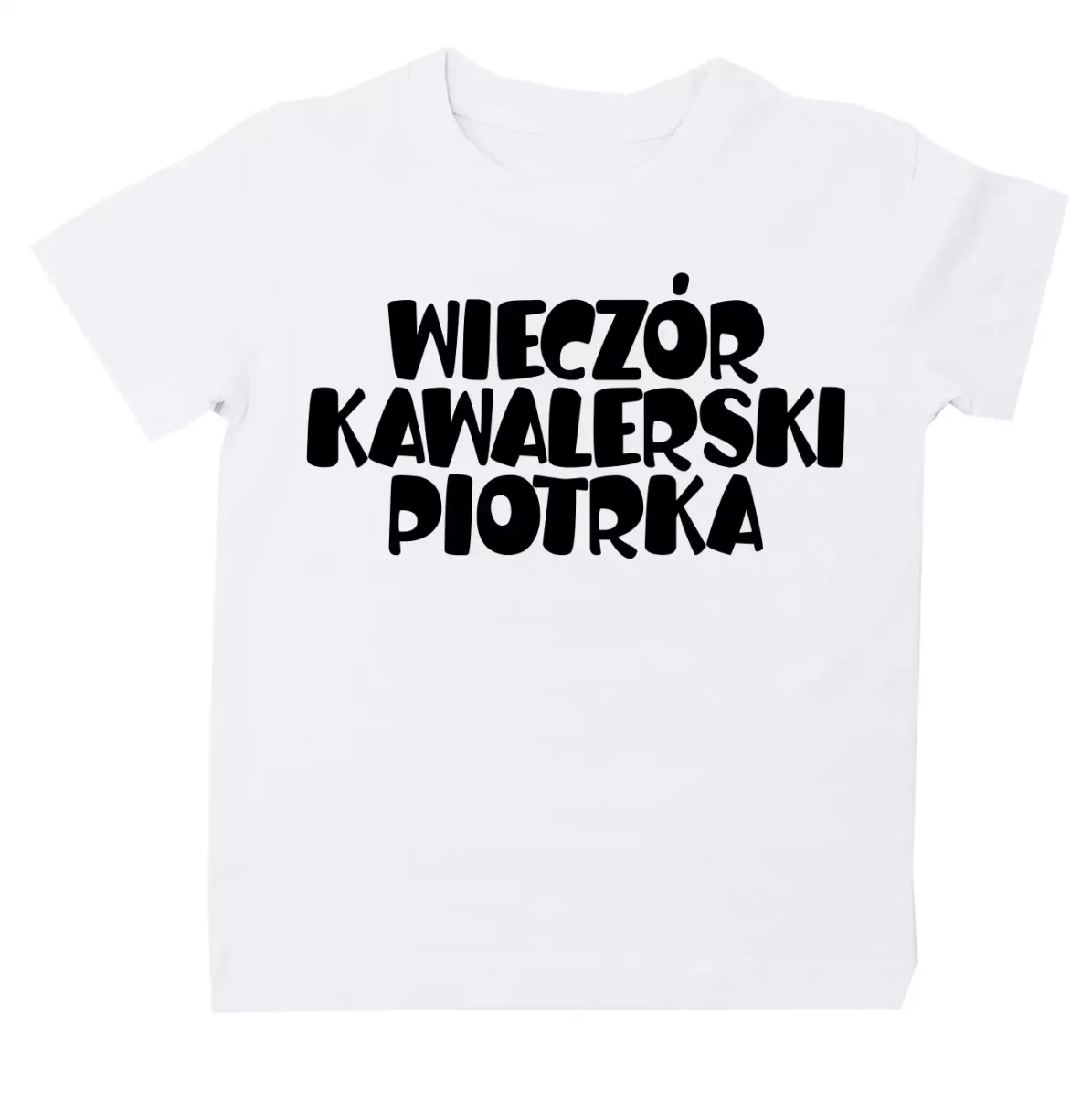 koszulka na wieczór kawalerski z imieniem biała