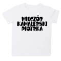 koszulka na wieczór kawalerski z imieniem biała