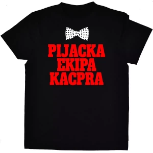 Koszulka PIJACKA EKIPA z imieniem na wieczór kawalerski