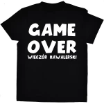 Koszulka GAME OVER wieczór kawalerski