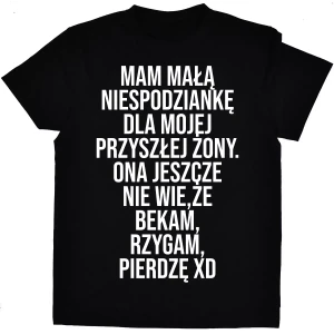 Koszulka Mam małą niespodziankę dla mojej przyszłej żony