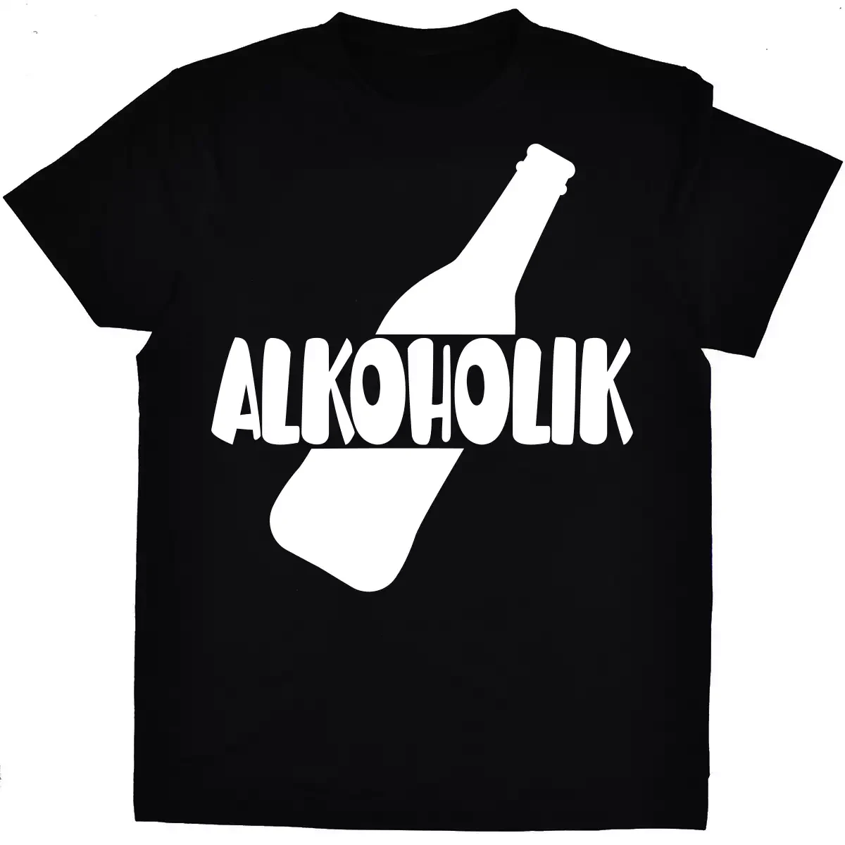 koszulka alkoholik z flaszką