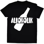 Koszulka ALKOHOLIK Z FLASZKĄ
