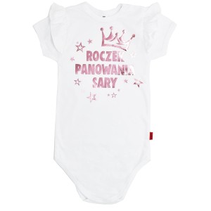 Body ROCZEK PANOWANIA + imię różowe złoto
