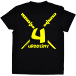 Koszulka 4 urodziny NINJA - z mieczami