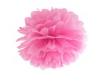 Pompon bibułowy fuksjowy 35cm