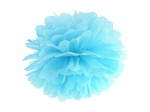 Pompon bibułowy błękit 25cm