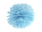 Pompon bibułowy niebieskomglistym 35cm