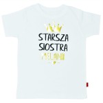 Koszulka dziecięca  STARSZA SIOSTRA z imieniem