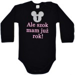 Body dziecięce z myszką roczek Ale szok