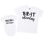 Zestaw dla brata i siostry Brat idealny, siostra idealna