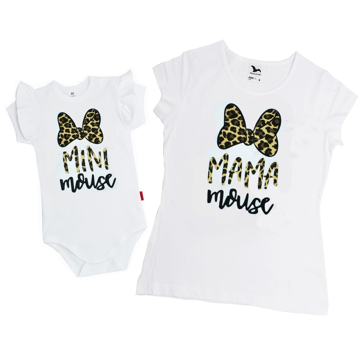 zestaw dla mamy i córki falbanka mama mouse mini mouse