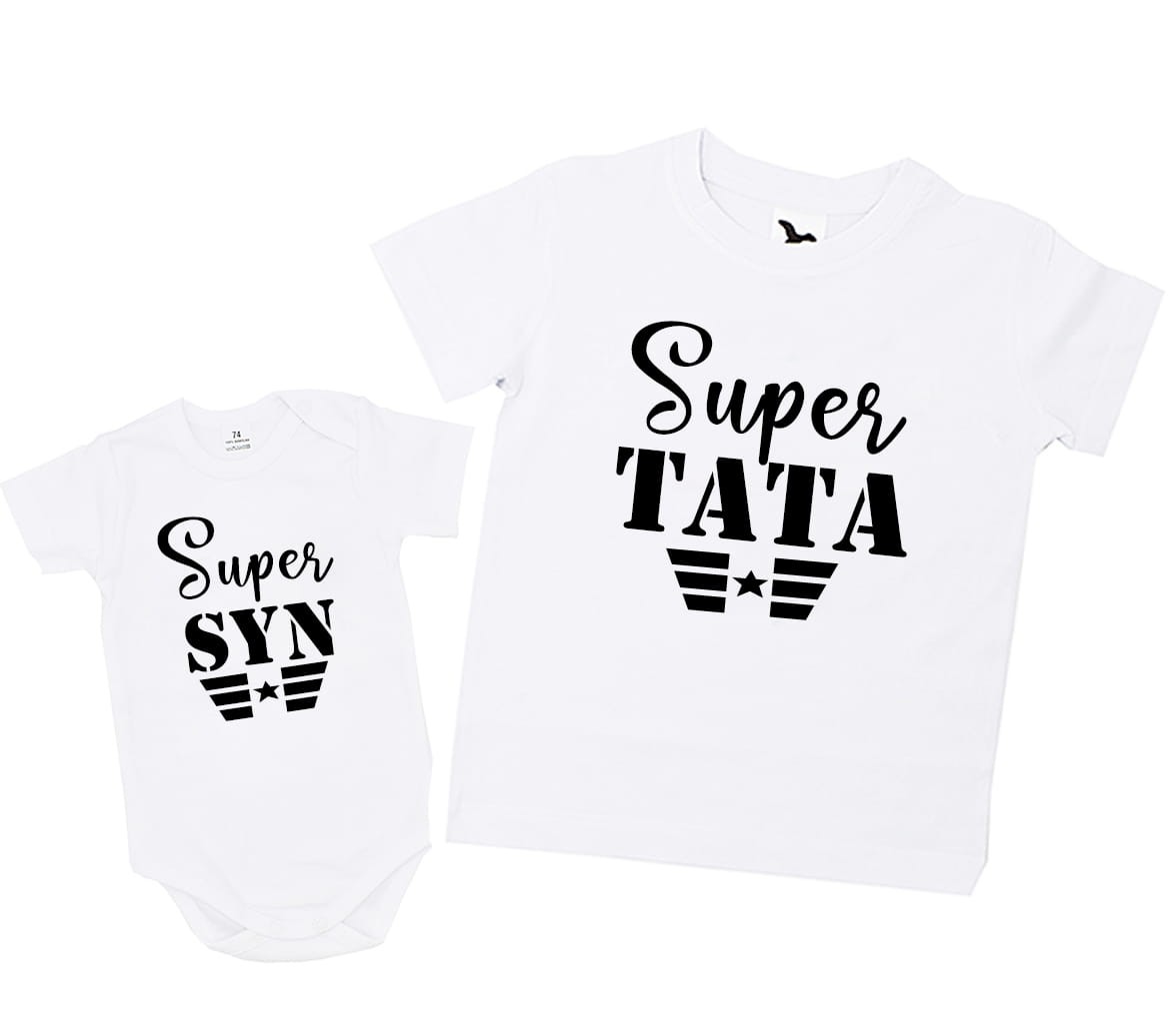 Zestaw dla taty i syna, Super tata, super syn navy