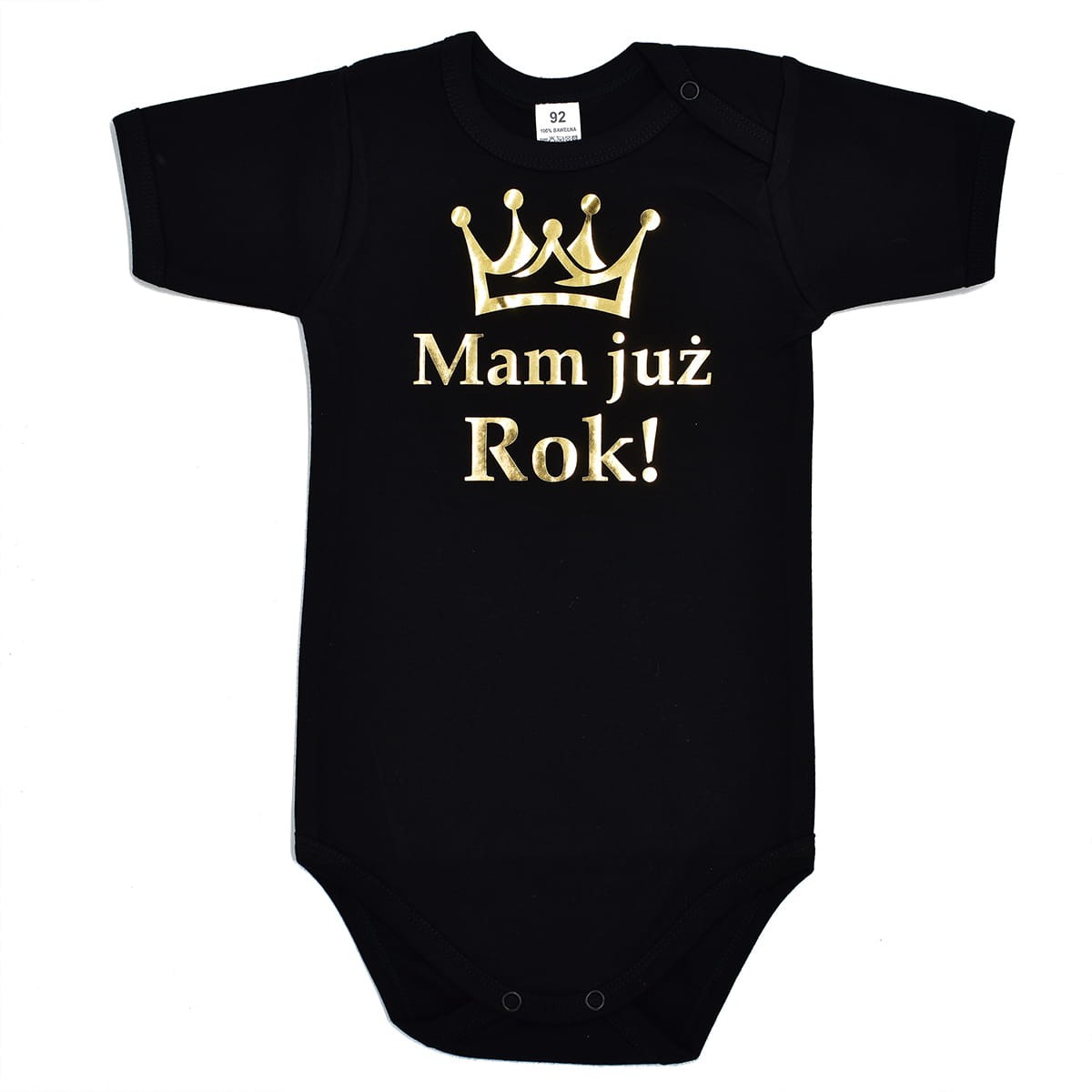 body mam już rok złoty nadruk