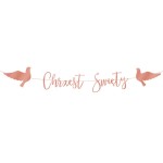 Baner Chrzest Święty różowo złoty napis 150 cm
