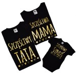 Zestaw koszulek Szczęśliwa rodzina mama, tata i synek
