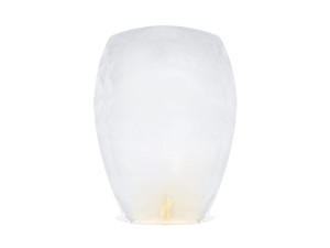 Lampion latający, biały, 37 x 53 x 95cm