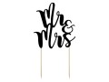 Topper na tort Mr&Mrs, 25,5cm