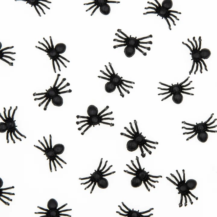 Konfetti Halloween Pająki czarne 10szt
