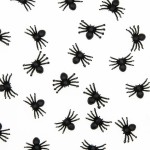 Konfetti Halloween Pająki czarne 10szt.