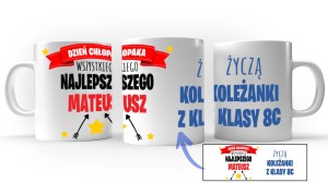Kubek Dzień Chłopaka + imię