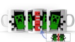 Kubek w stylu Creeper + imię