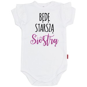 Body dziecięce BĘDĘ STARSZĄ SIOSTRĄ