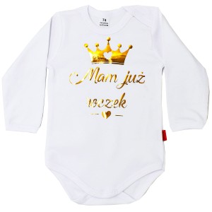 Body białe z falbanką Mam już roczek