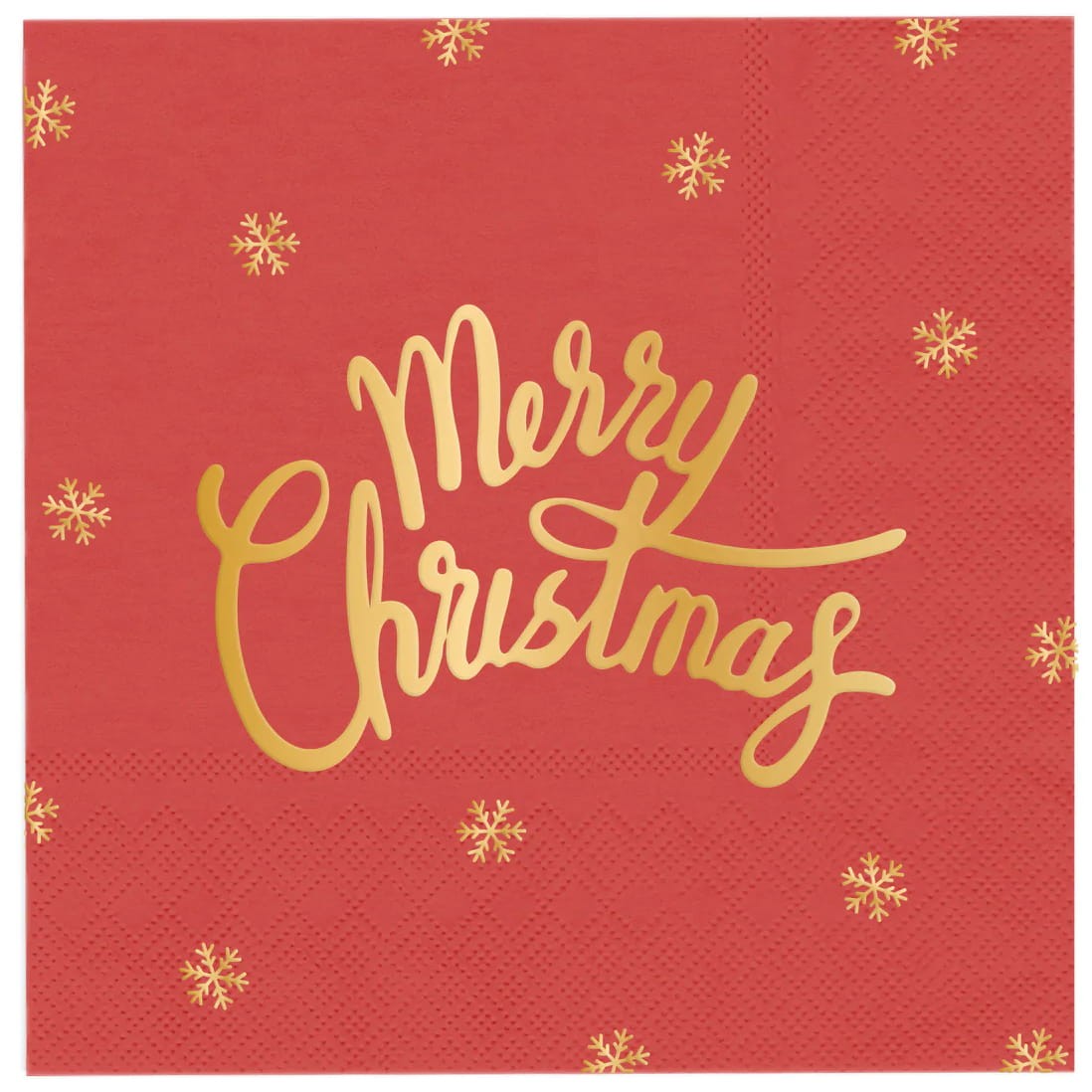 Serwetki Merry Christmas czerwone 10szt.