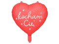 Balon foliowy Serce ''Kocham Cię'', 45 cm, mix