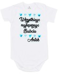 Wszystkiego najlepszego babciu bodziak z imieniem wnuka
