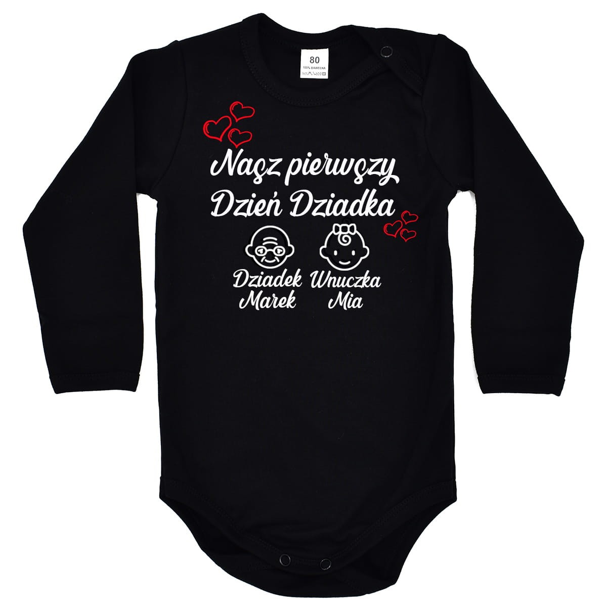 nasz pierwszy dzień dziadka wnuczka czarne.jpg