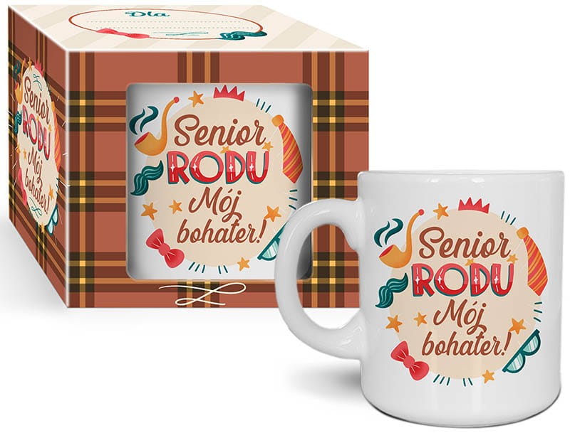 Kubek Boss 300ml - Senior Rodu na dzień dziadka
